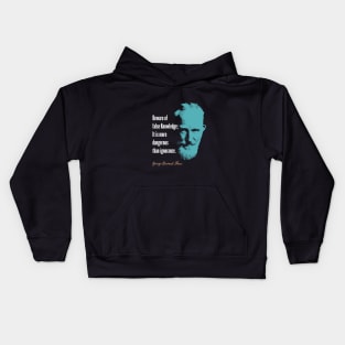 George Bernard Shaw Quote. Kids Hoodie